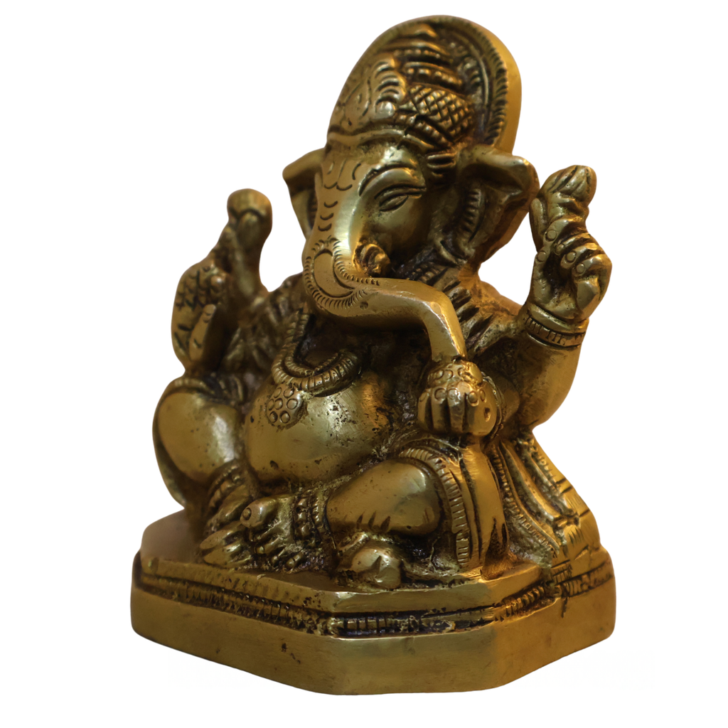 Brass Ganesha Idol
