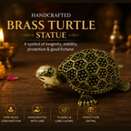Pure Brass Miniature Tortoise