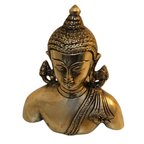 Pure Brass Buddha Bust