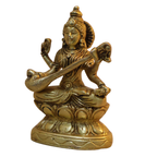Pure Brass Maa Saraswati