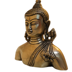 Pure Brass Buddha Bust