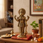 Pure Brass Vishnu
