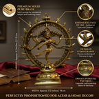 Pure Brass Natraja Statue