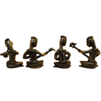 Pure Brass Musician Set of 4