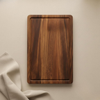 Acacia Wood Reversible Chopping Board with Juice Groove