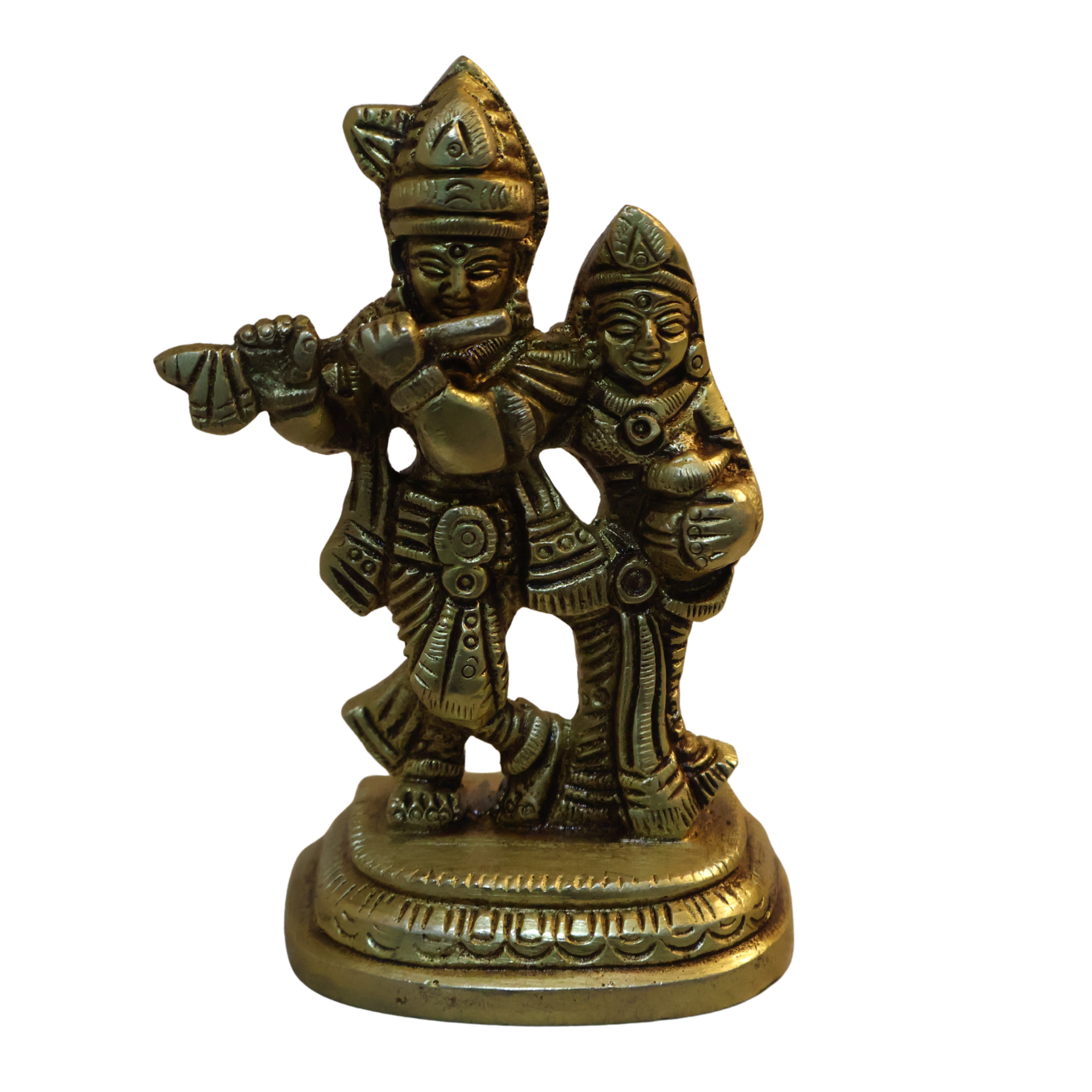 Brass Radha Krishna Idol