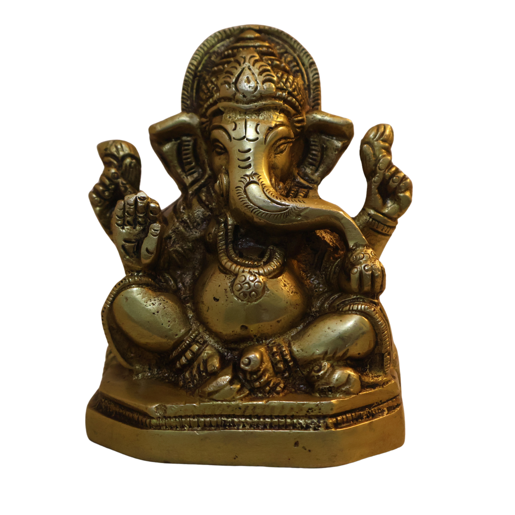 Brass Ganesha Idol