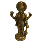 Pure Brass Vishnu