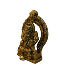 Pure Brass Throne Ganesha