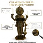 Pure Brass Vishnu