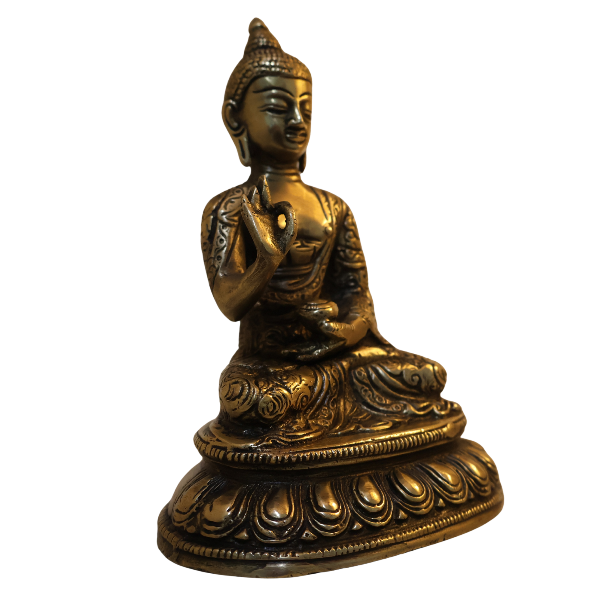 Pure Brass Buddha