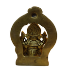Pure Brass Throne Ganesha