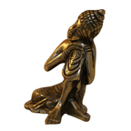 Pure Brass Sleeping Buddha