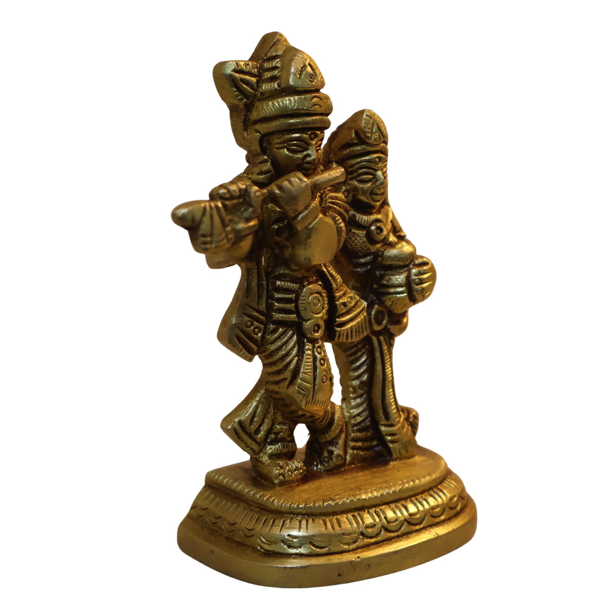Brass Radha Krishna Idol