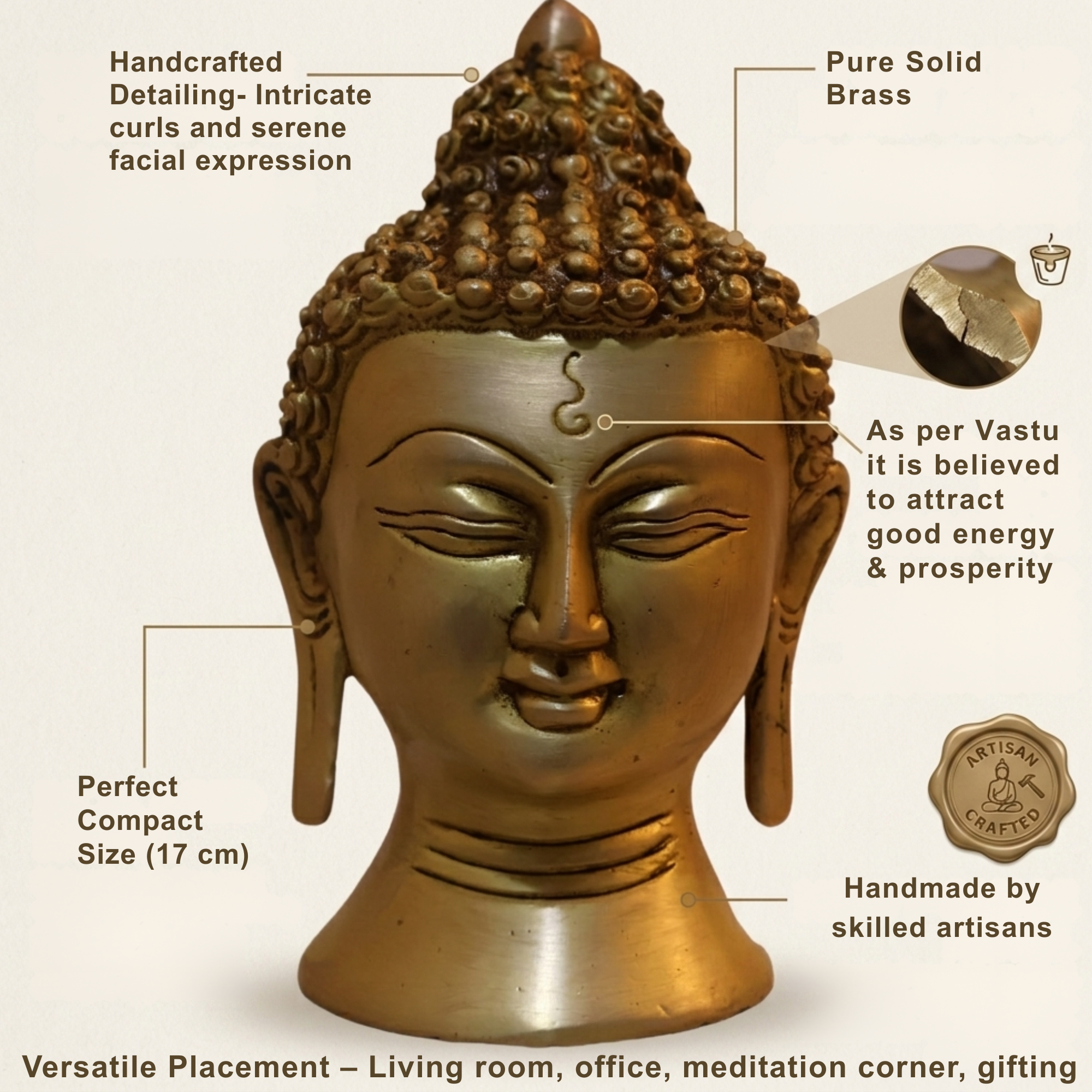 Buddha Head Statue