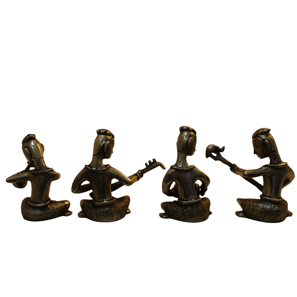 Brass Musician Set of 4