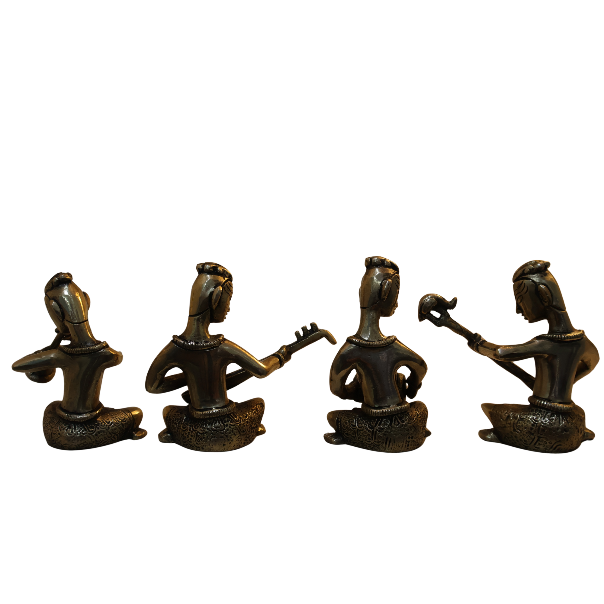 Brass Musician Set of 4