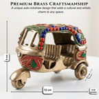 Pure Brass Auto Rickshaw