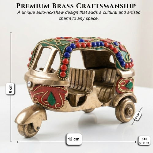 Pure Brass Auto Rickshaw