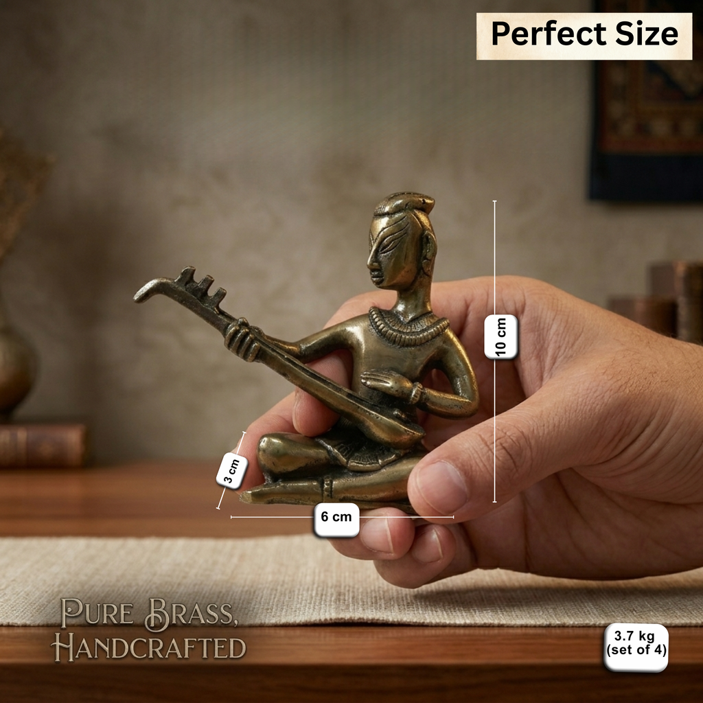 Brass Musician Set of 4
